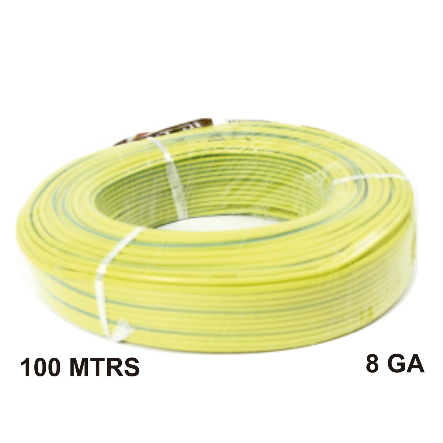 Cable Wire 100 Mtrs Alum Yellow Grn image 0