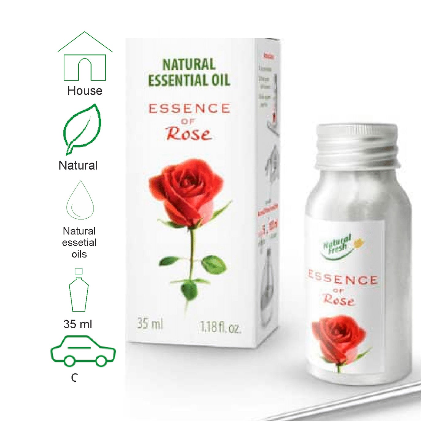 Essence Natural Oil Rose 35 ml image 0