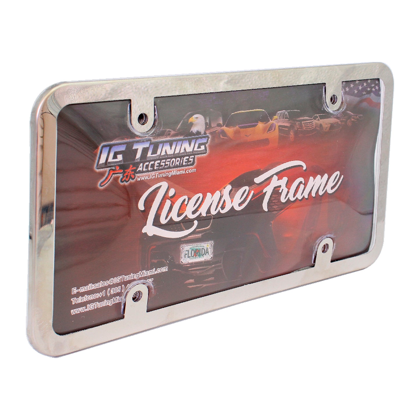 License Plate Frame and Cover Clear image 0