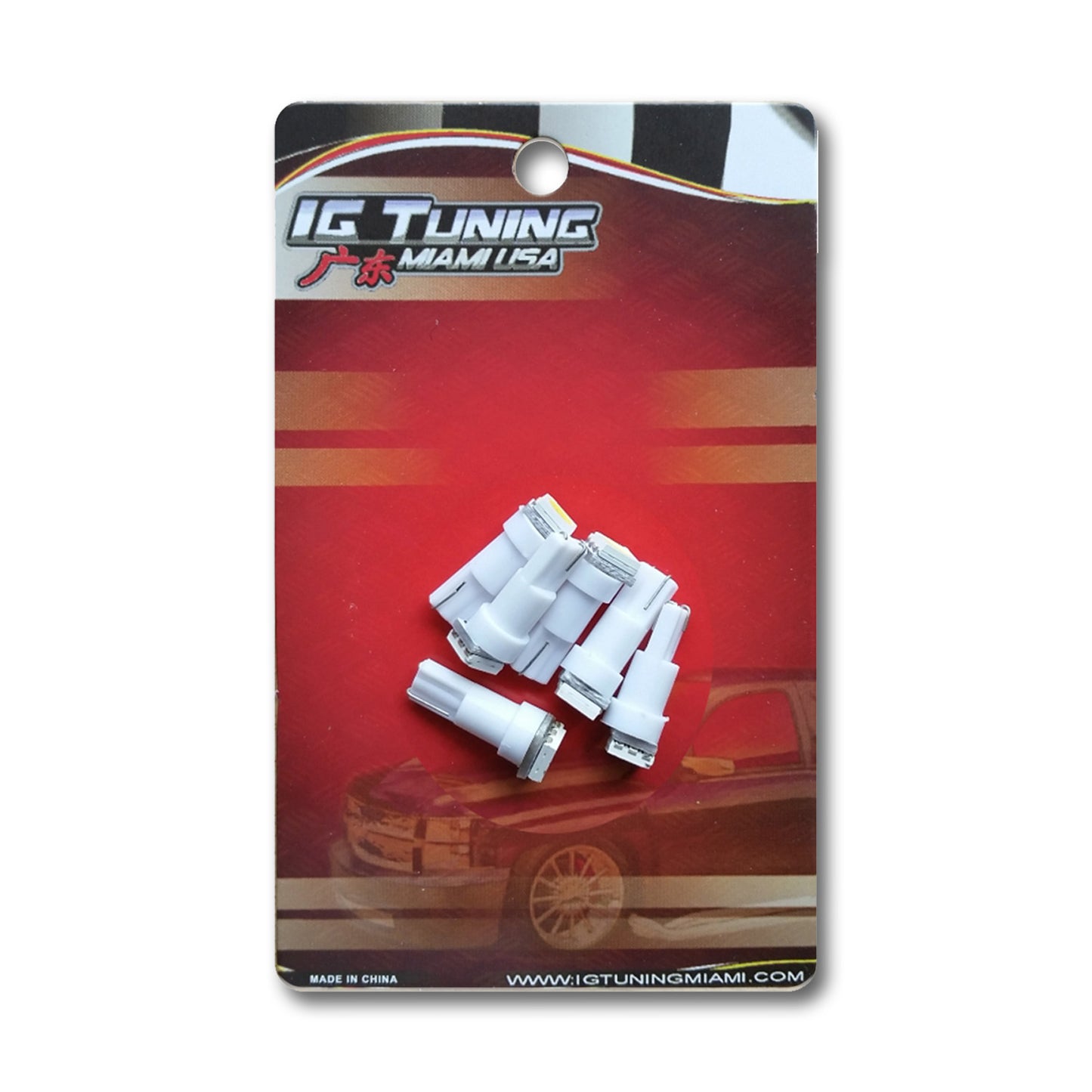 T5 1 Led 6 Pcs White image 0