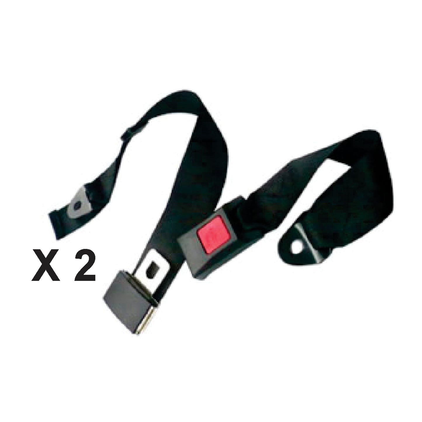 160Cm X 5Cm 2 Point Seat Belt. image 0