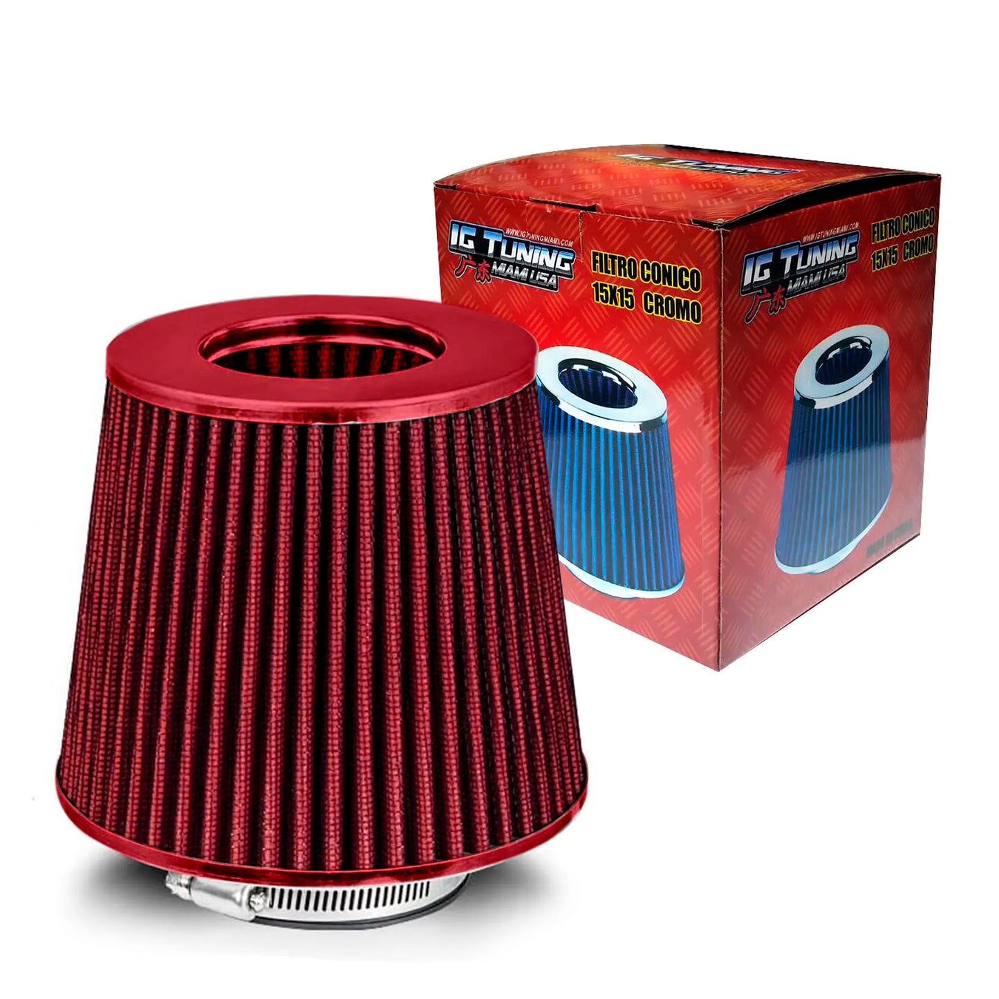 Air Filter Cone Red image 0