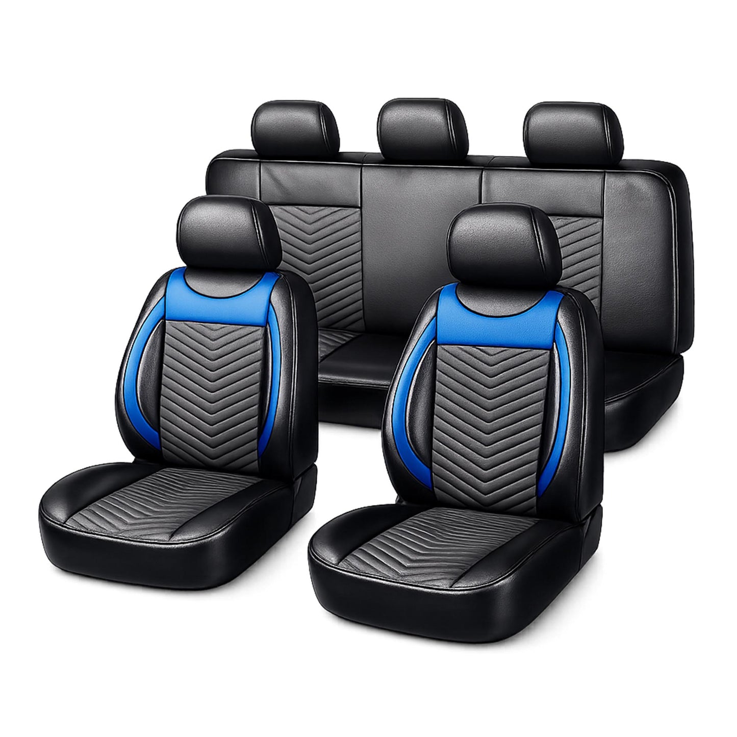 Mod Abruzzo Seat Cover 11 pcs Blue image 0