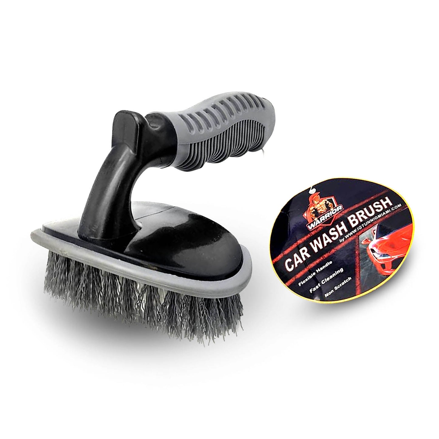 Ergonomic Tire Brush Curved image 0