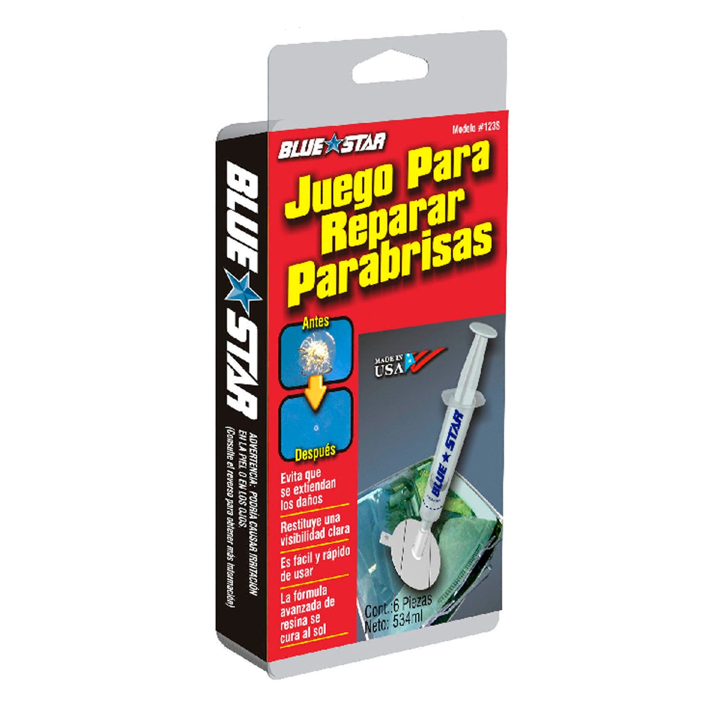 Windshield Repair Kit Spanish Info image 0