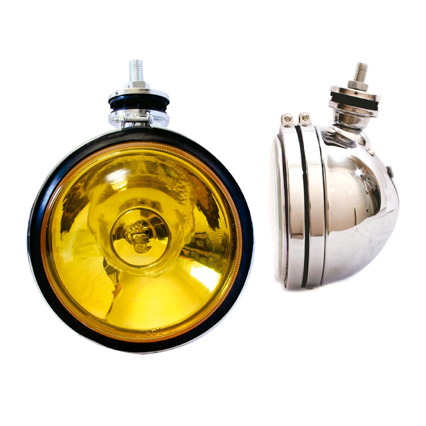 Off Road 6 inch Chrome Yellow 1 pcs image 0