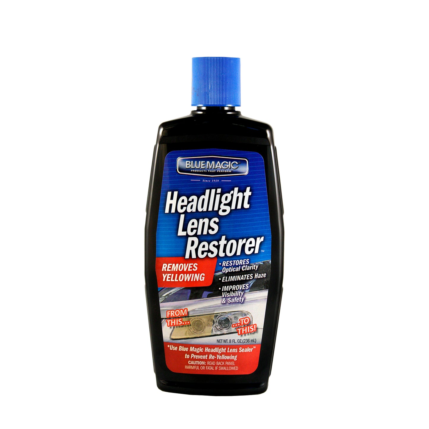 BM Headlight Lens Restorer 8 oz 6 pcs image 0