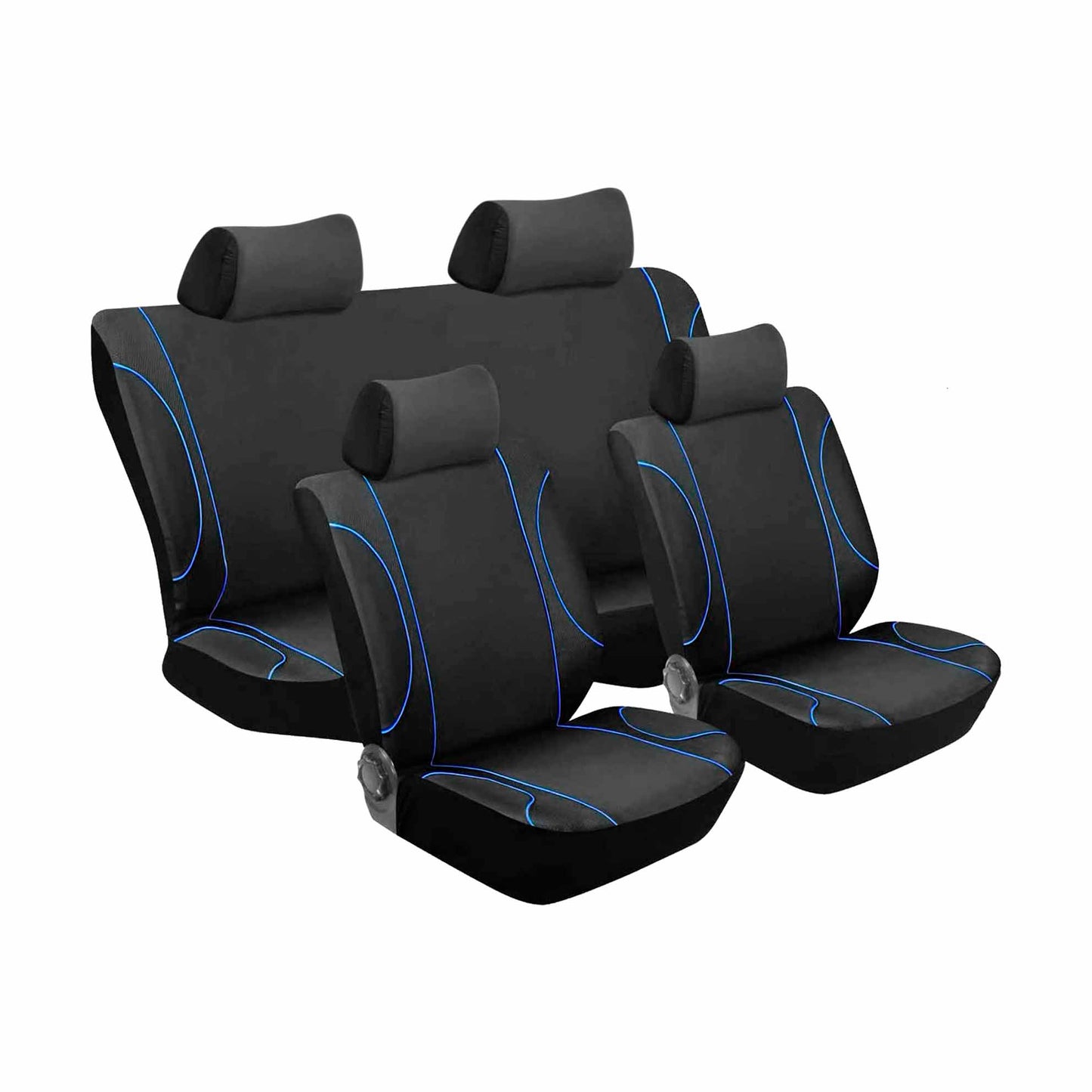 Seat Cover Kit Special Black-Blue image 0
