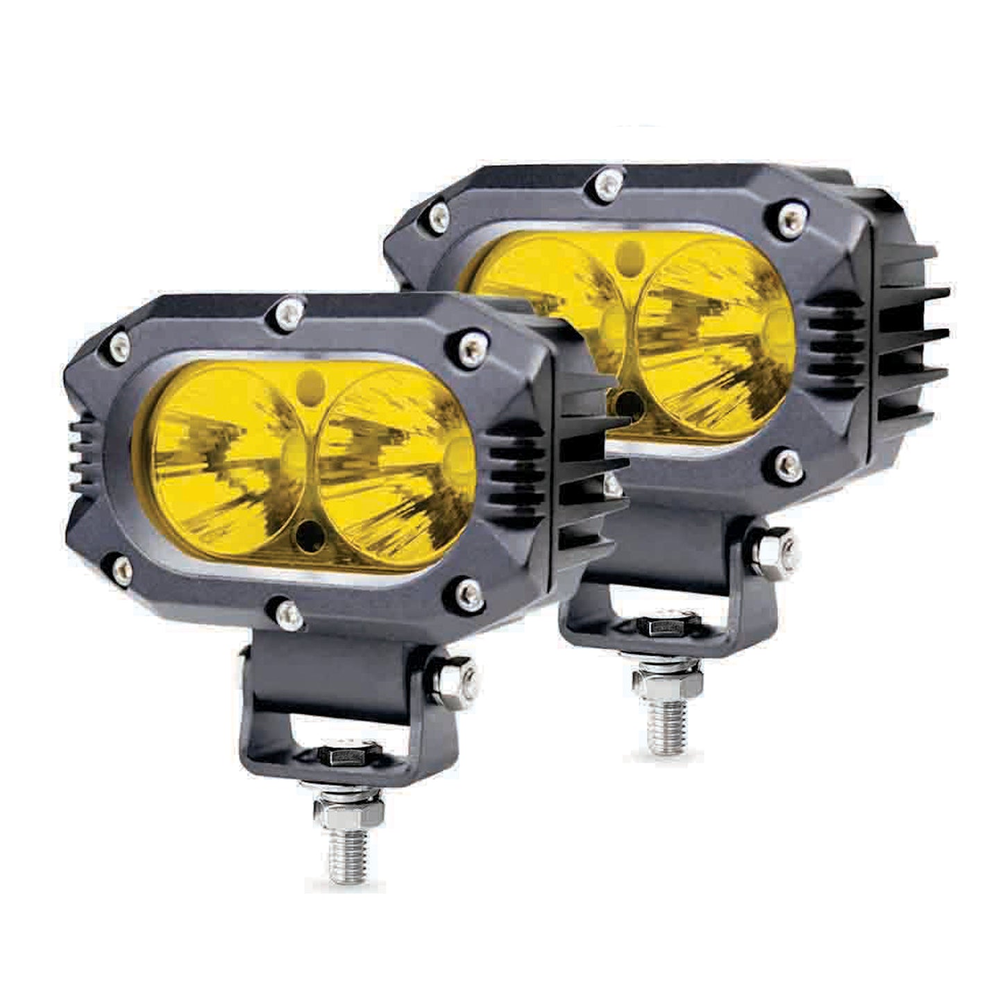 Led Pods Light 4 Inch 40W 2 Pcs Yellow image 0