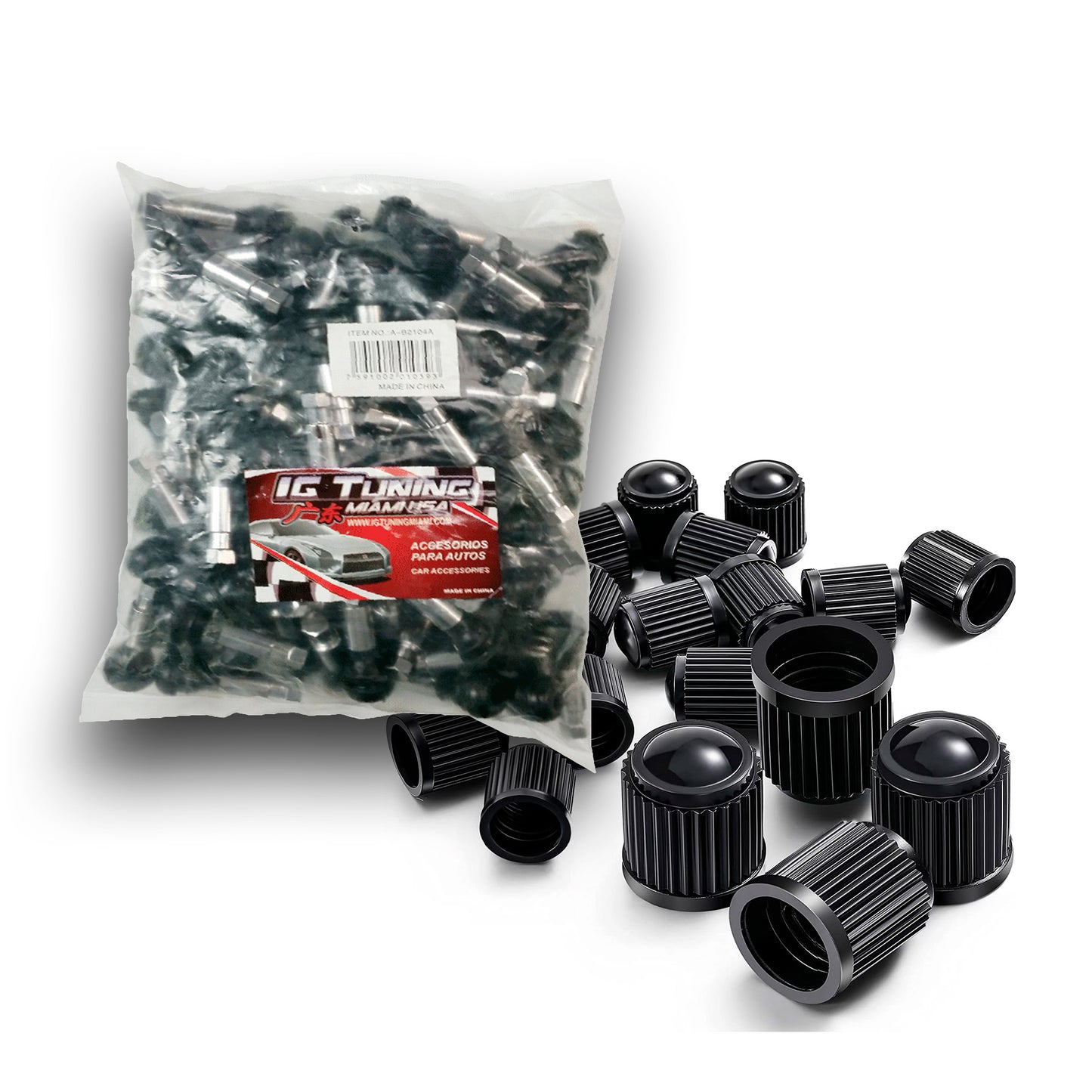 Black Valve Caps 500 Pcs image 0