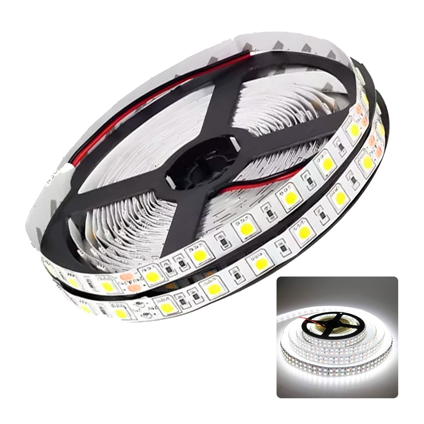 5Mts 1200 Led Double Adhesive Ribbon White image 0