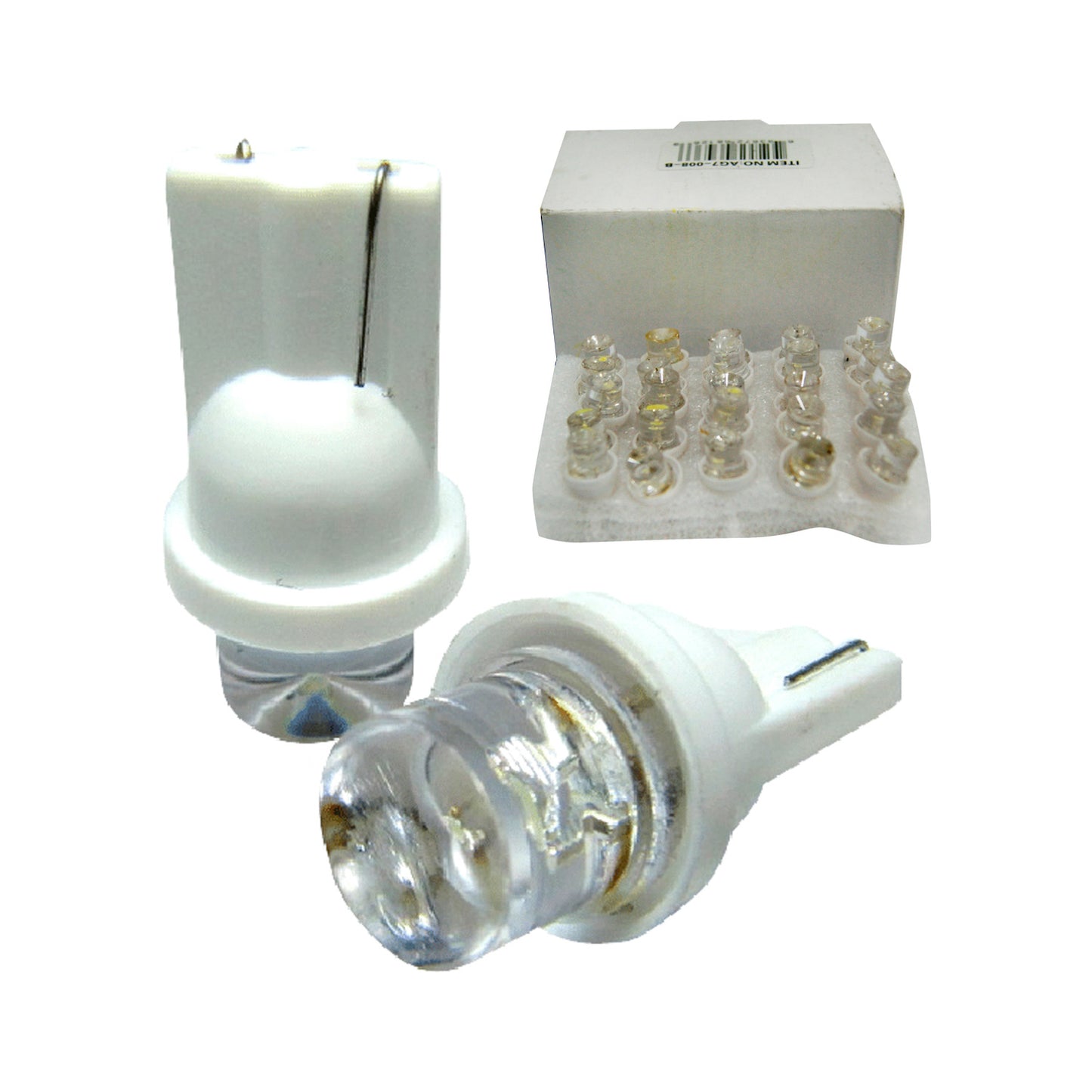 Capless Led White Bulb 50 pcs image 0