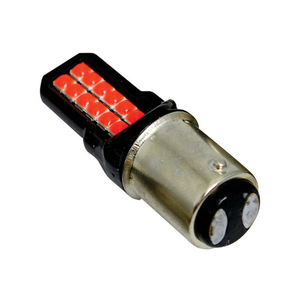 LED Bulb 1157 2 cont 24SMD 2 pcs Red image 0