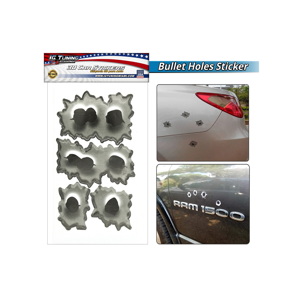 Bullet Holes Sticker image 0