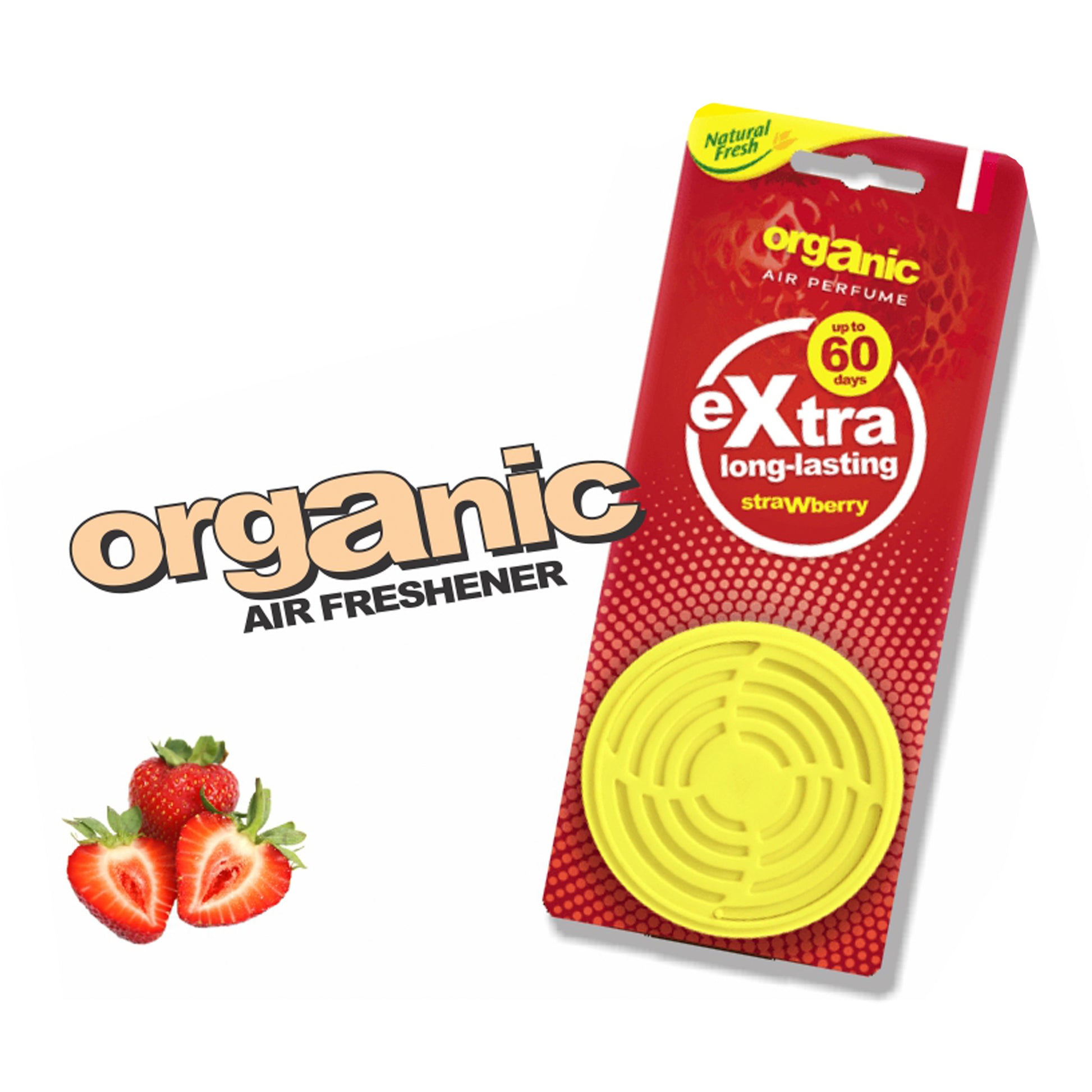 Organic Can With Header Strawberry 42G image 0