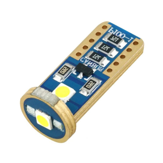 T10 LED 3 Led Canbus 2 pcs Blue image 0