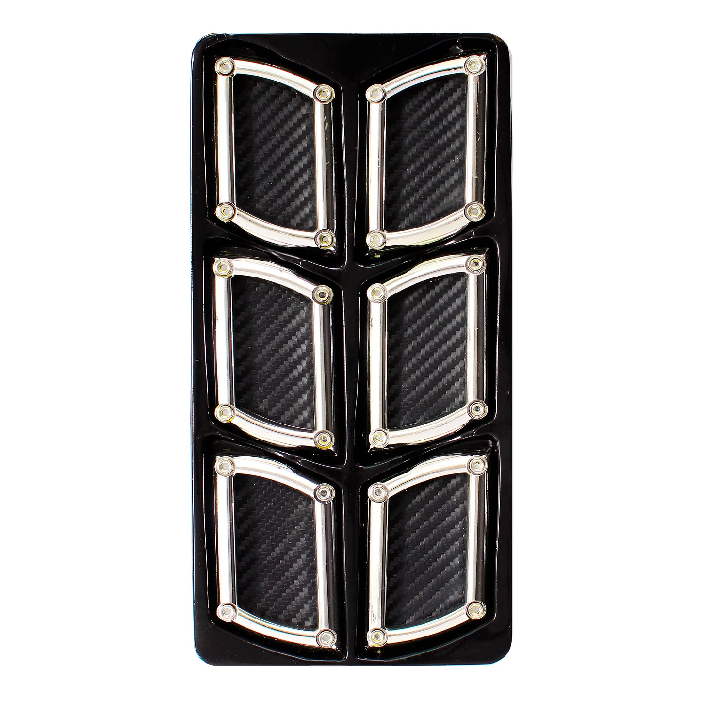Airflow Square (Black) 6 pieces image 0