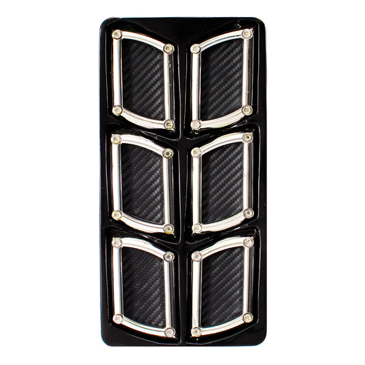 Airflow Square (Black) 6 pieces image 0
