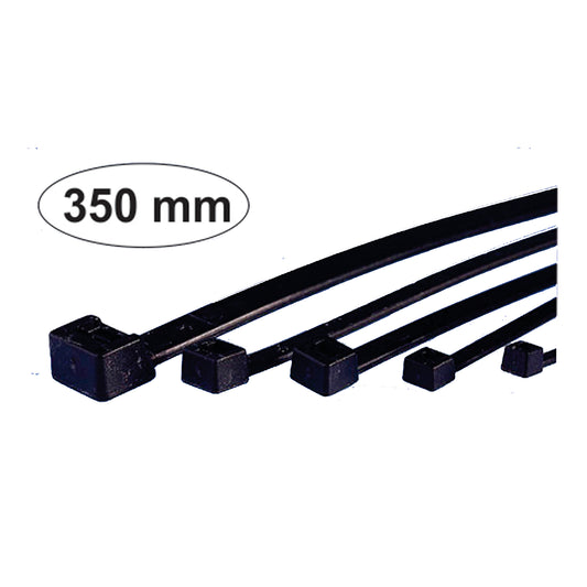 350Mm Black Pl. Tie Wrap image 0