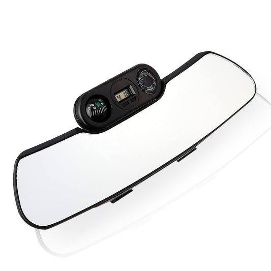 Rear View Mirror W/Compass & Watch image 0