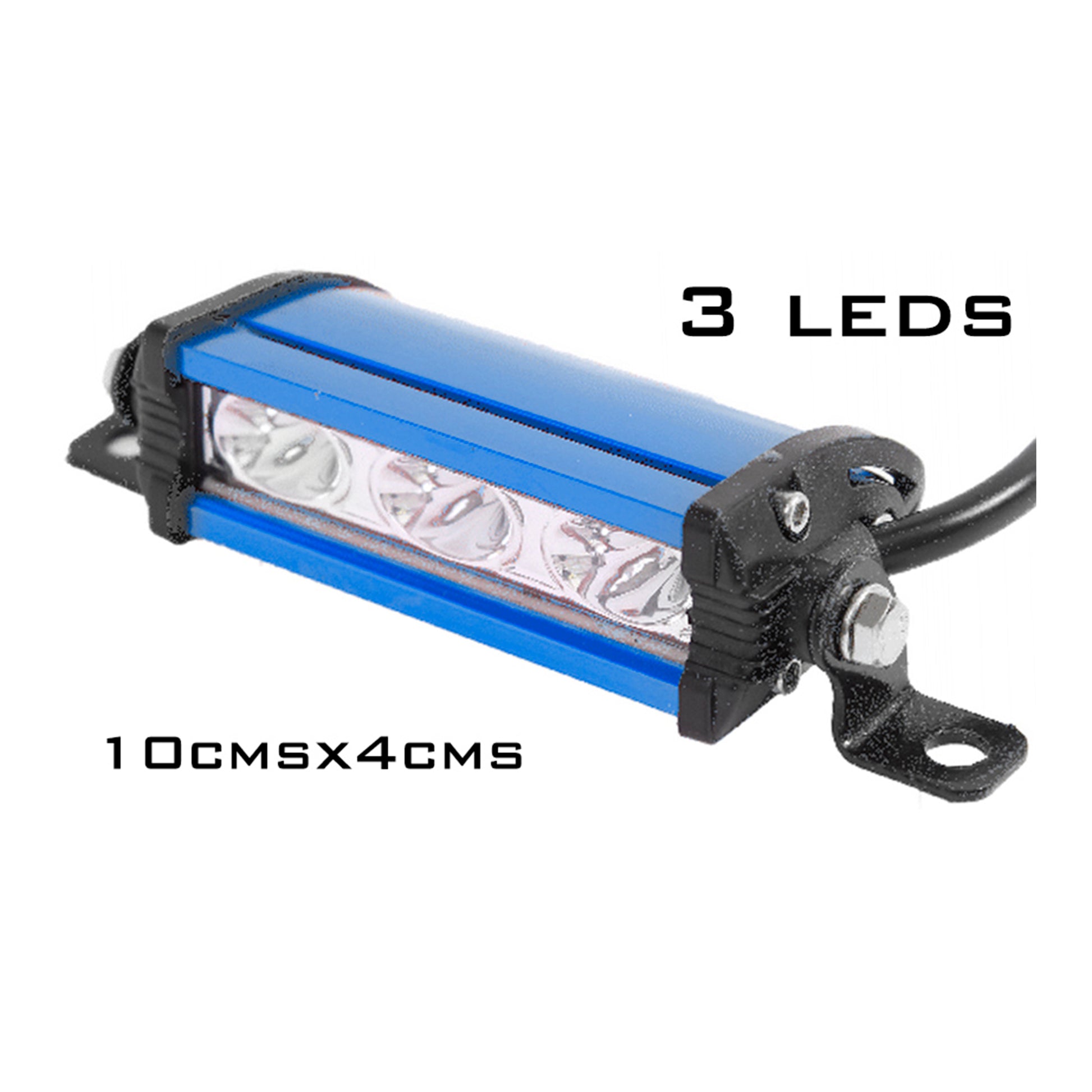 Alu Blue 3 LED Light Bar image 0