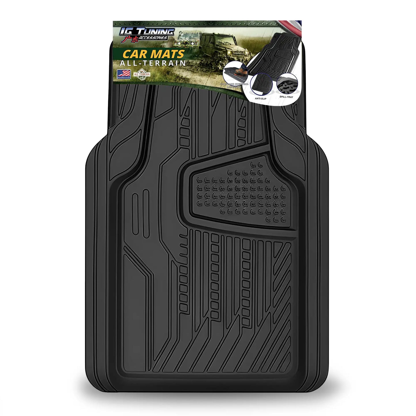 All Terrain Floor Mat Black 4 Pcs image 0