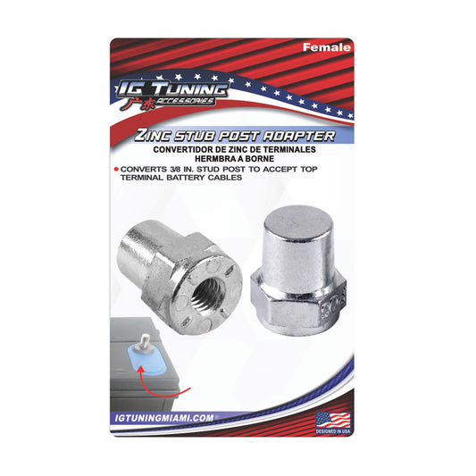 Zinc Stub Post Adapter image 0