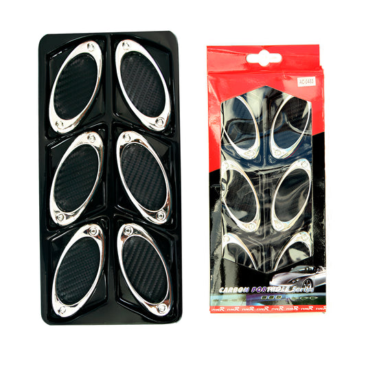 Air Flow 6 Pcs Oval Black image 0