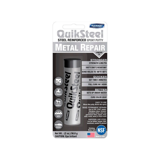 Quiksteel Epoxy Putty Metal 2 oz 48 pcs image 0