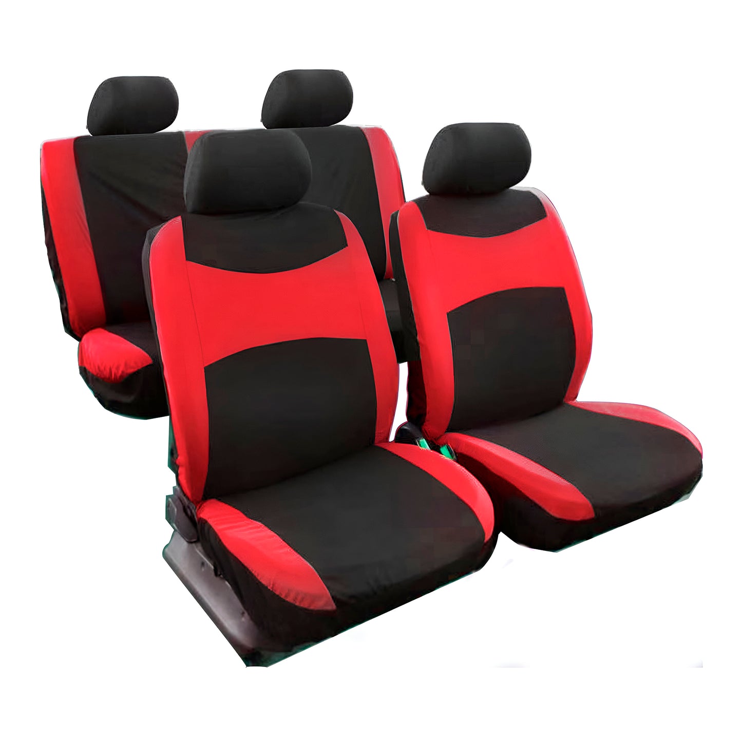 Seat Cover Kit Black-Red image 0