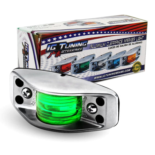 Led truck aluminum 6 green led image 0