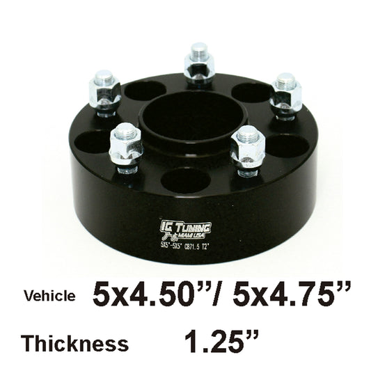 Adapter 5x4.5-5x4.75 to 5x4.75 CB74 T1.25 2pcs image 0