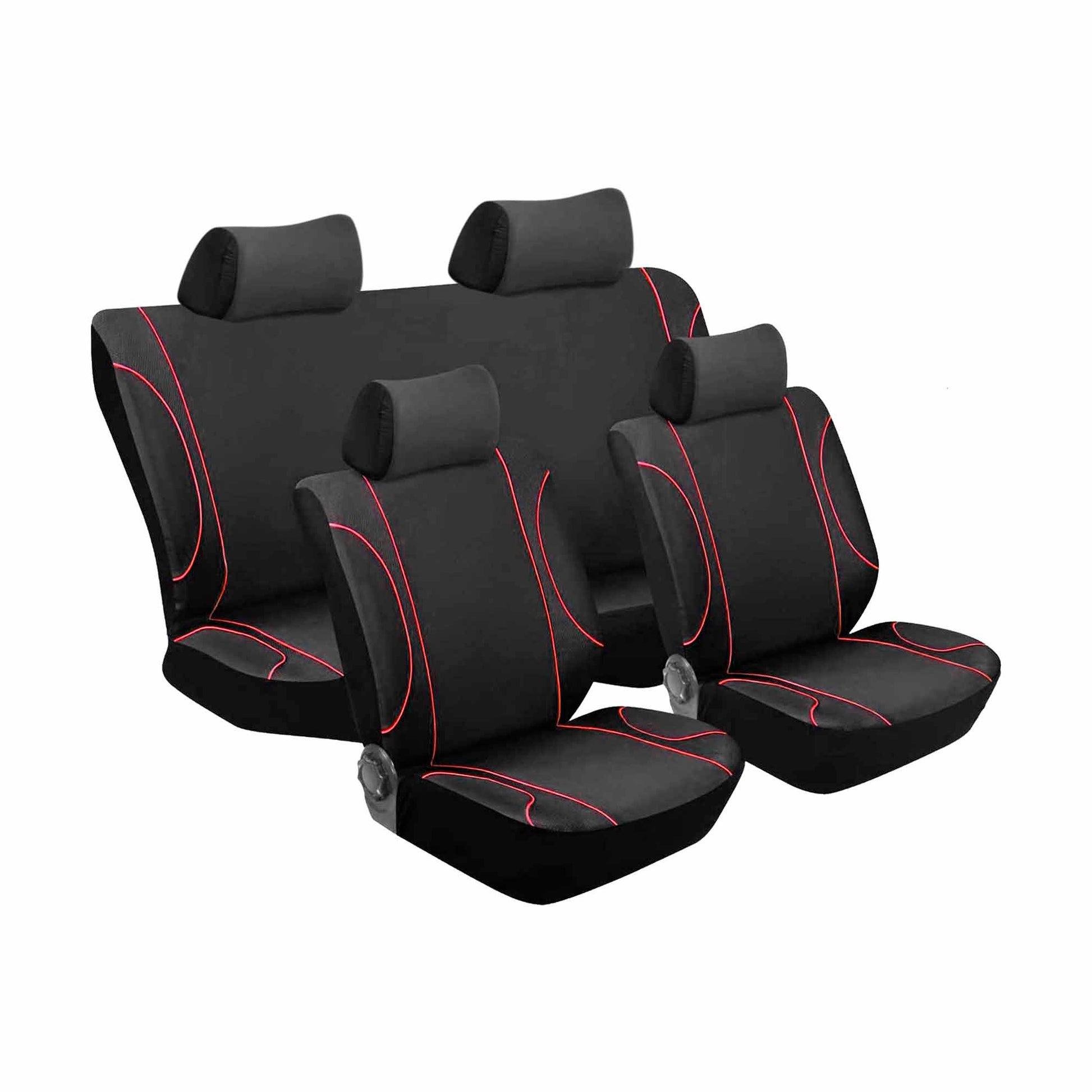 Seat Cover Kit Special Black-Red image 0