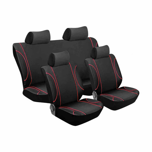 Seat Cover Kit Special Black-Red image 0