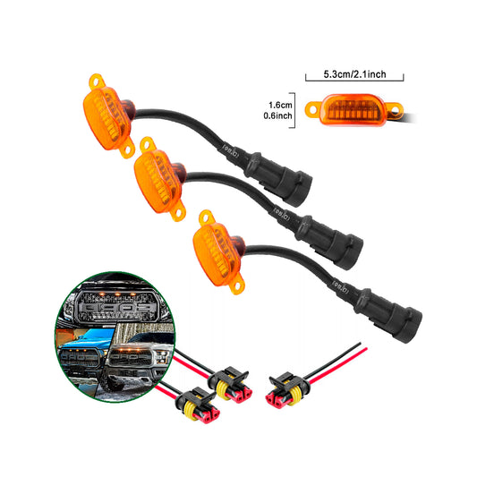 Truck Front Grill LED Lightt 3 pcs image 0