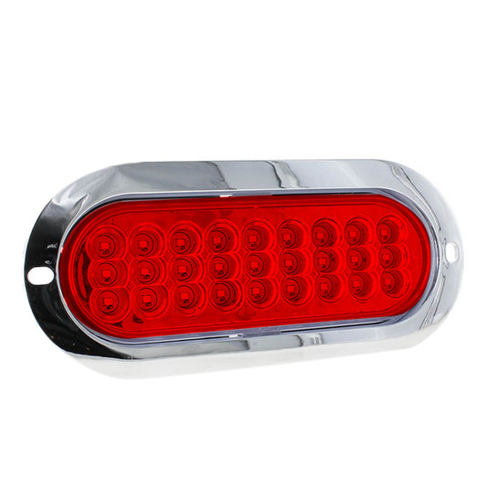 Side Stop Oval 20X9 Red 1 Pcs image 0