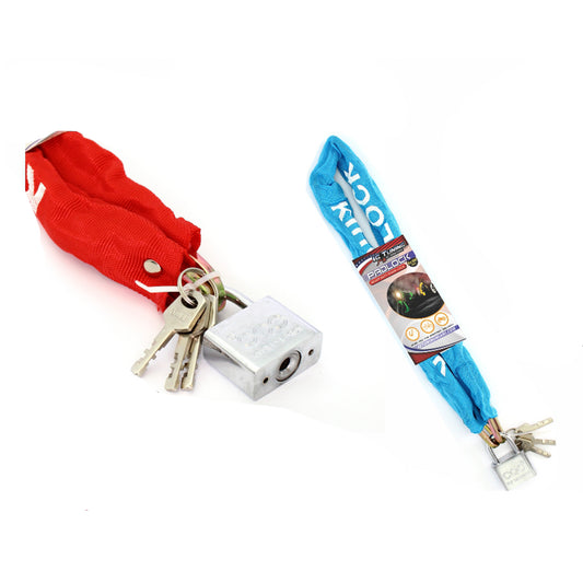 Motorcycle Chain Lock with cover 6mm image 0