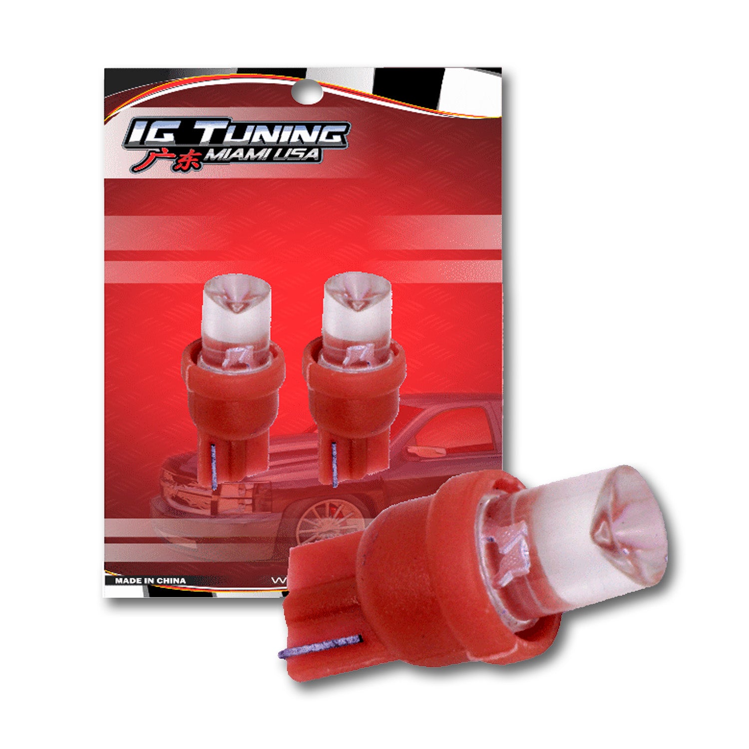 T10 1  Led (2Pcs)  Red image 0