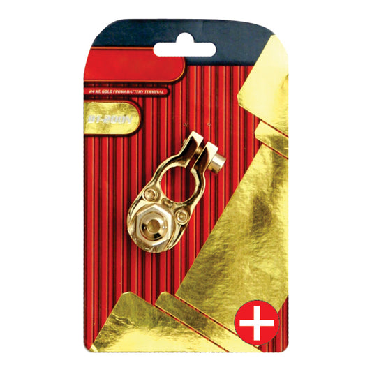 Battery Terminal Gold Flat Positive image 0