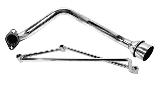 Base and Pipe of Exhaust Motorcycle image 0