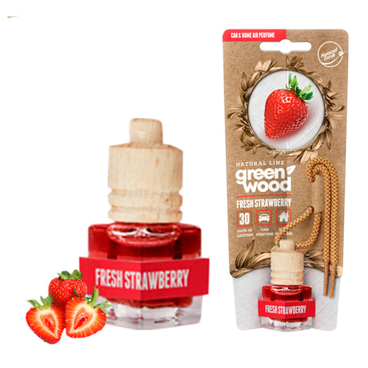 Green Wood Bottle 5ml Fresh Strawberry image 0