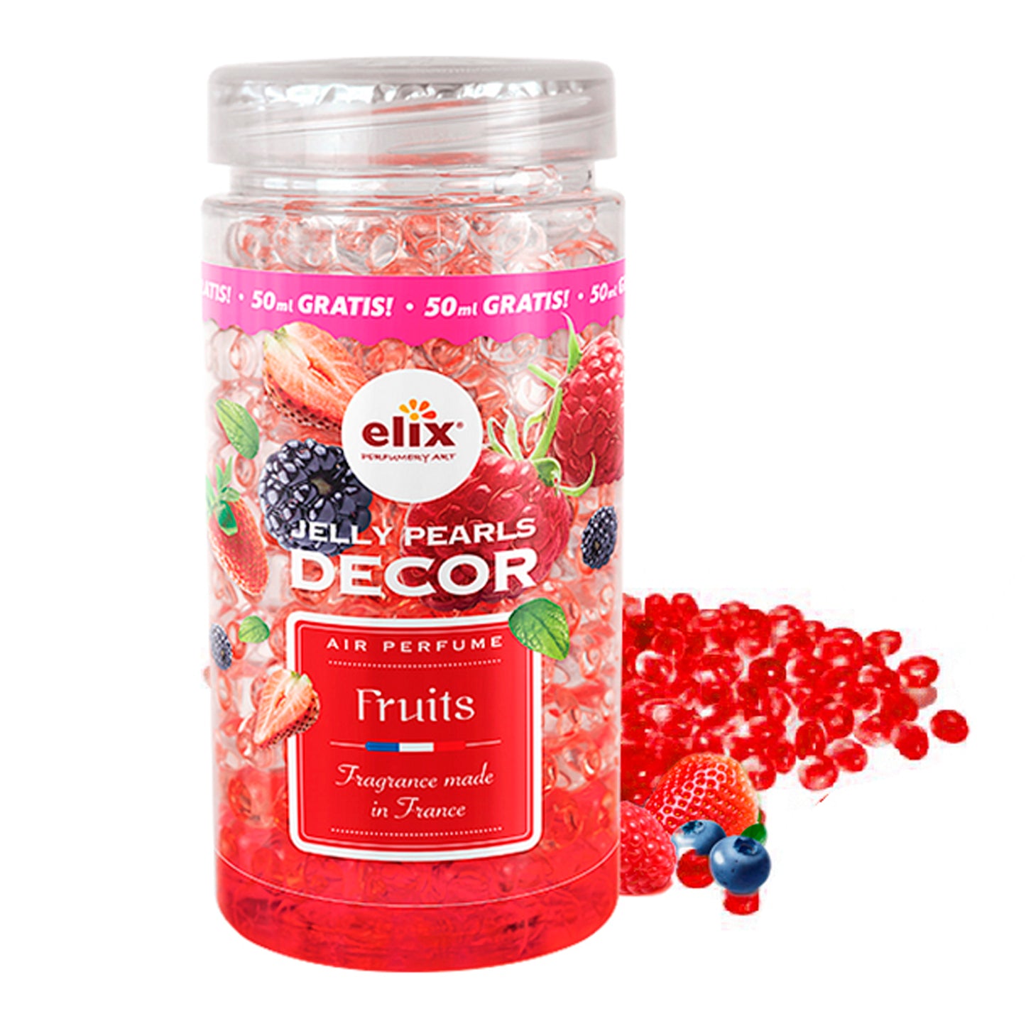 Jelly Pearls Decors Fruits 400ml image 0
