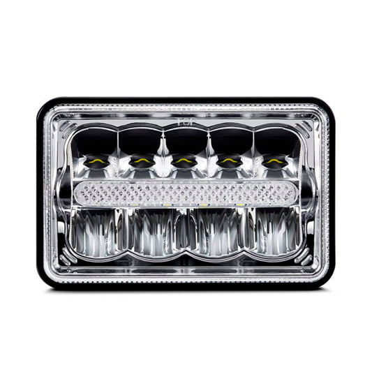 LED HeadLamp Chrome background 5x7" 1pcs image 0