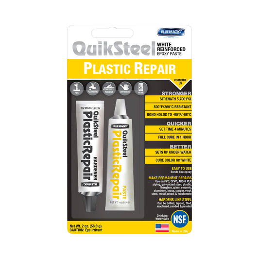 Quiksteel Epoxy  Plastic Repair 2 oz 48 pcs image 0