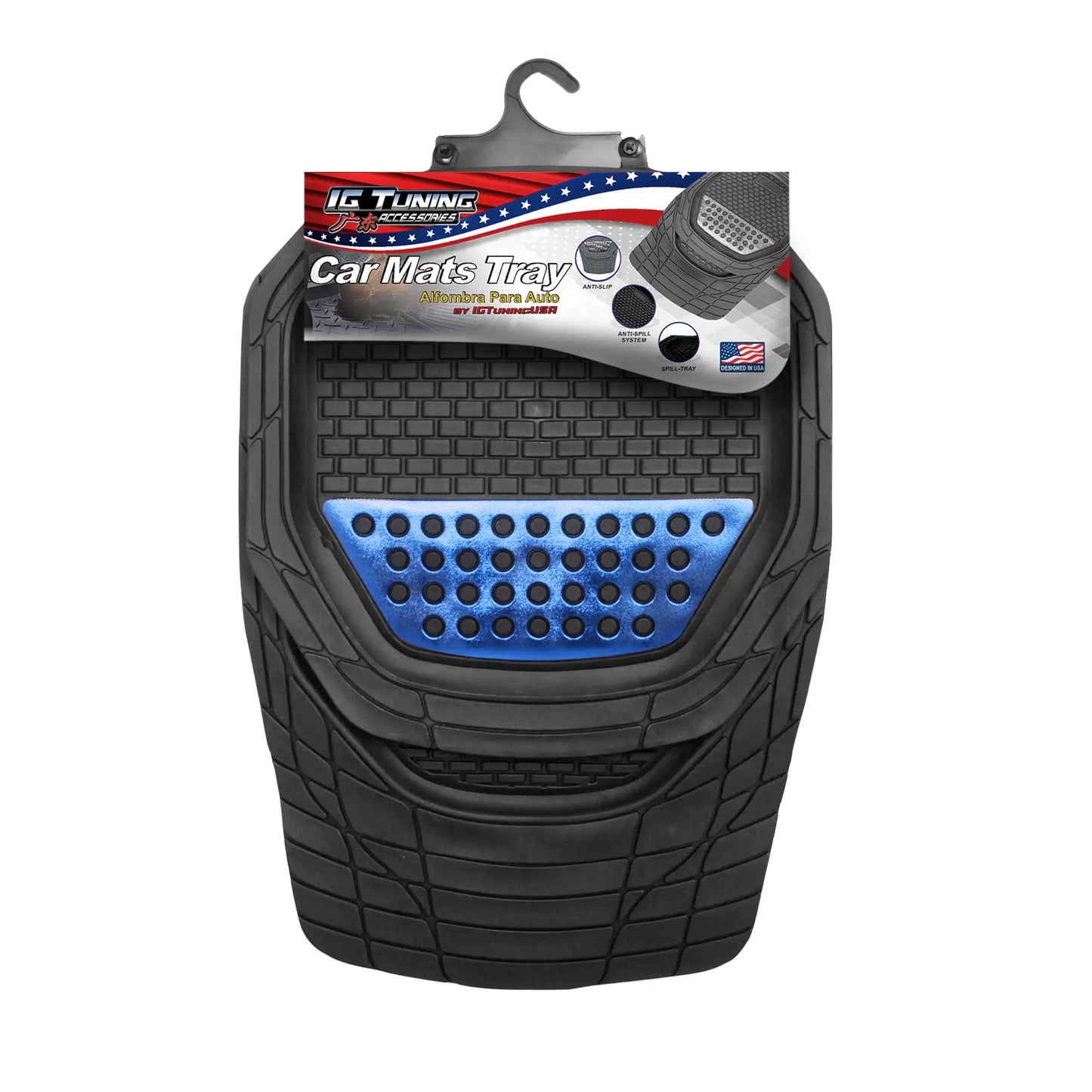 Car Mats Mod Xcalibur Black-Blue image 0