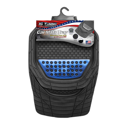 Car Mats Mod Xcalibur Black-Blue image 0