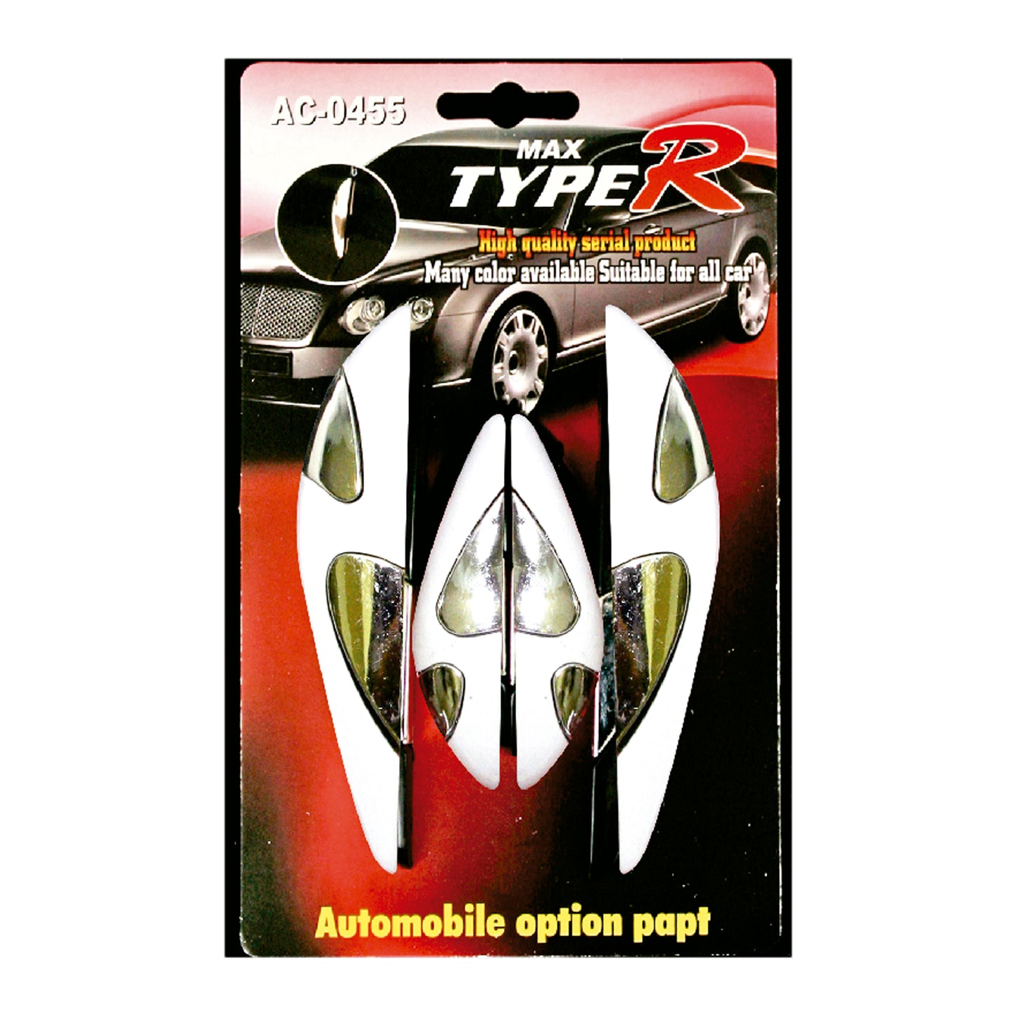 Door Protector Chrome White XB-029 4 Pcs image 0