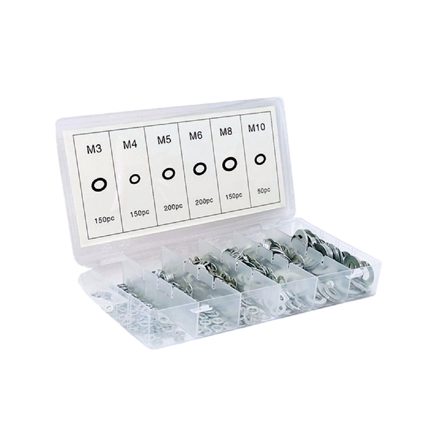 900pcs Ring Gasket Flat Washers Assortment image 0