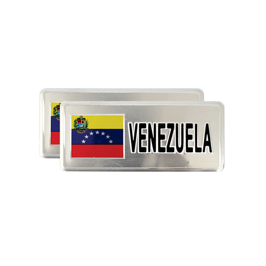 Flag Emblem Venezuela 2 pcs image 0