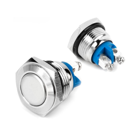 16mm Starter Push Button Stainless Steel image 0